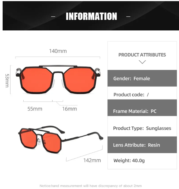The Stallion — Steampunk Polygon Sunglasses