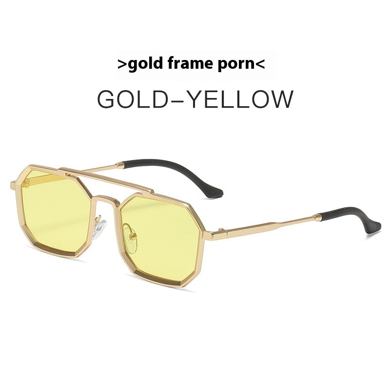 The Stallion — Steampunk Polygon Sunglasses